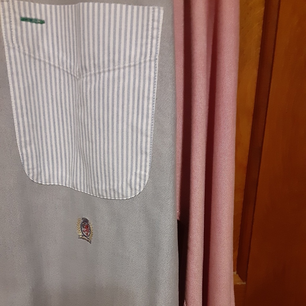 Tommy Hilfiger Color Block Button Down Shirt - image 2